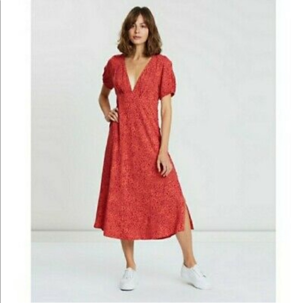Looking For Love Free People Midi Dress